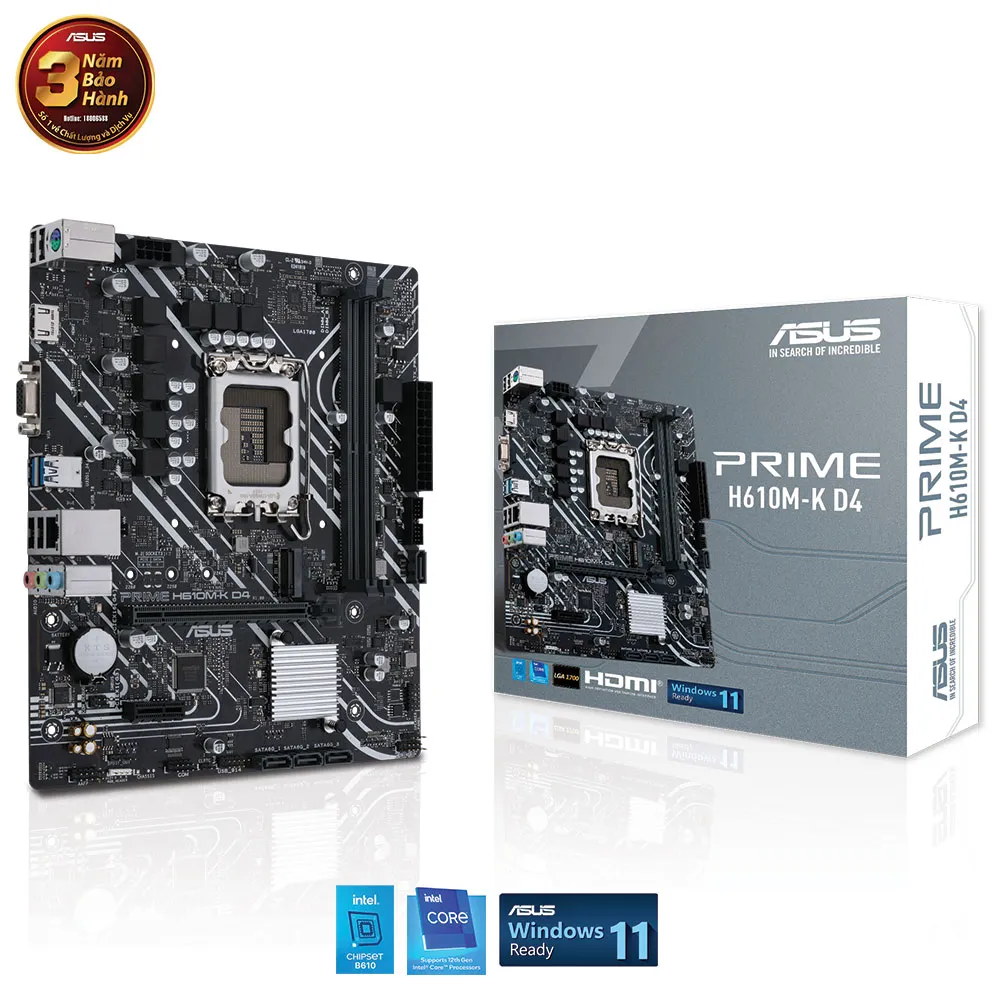 Mainboard Asus PRIME H610M-K D4 CSM